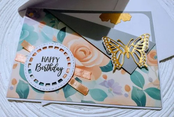 Cartão de Aniversário Primavera Delicada - foto 5