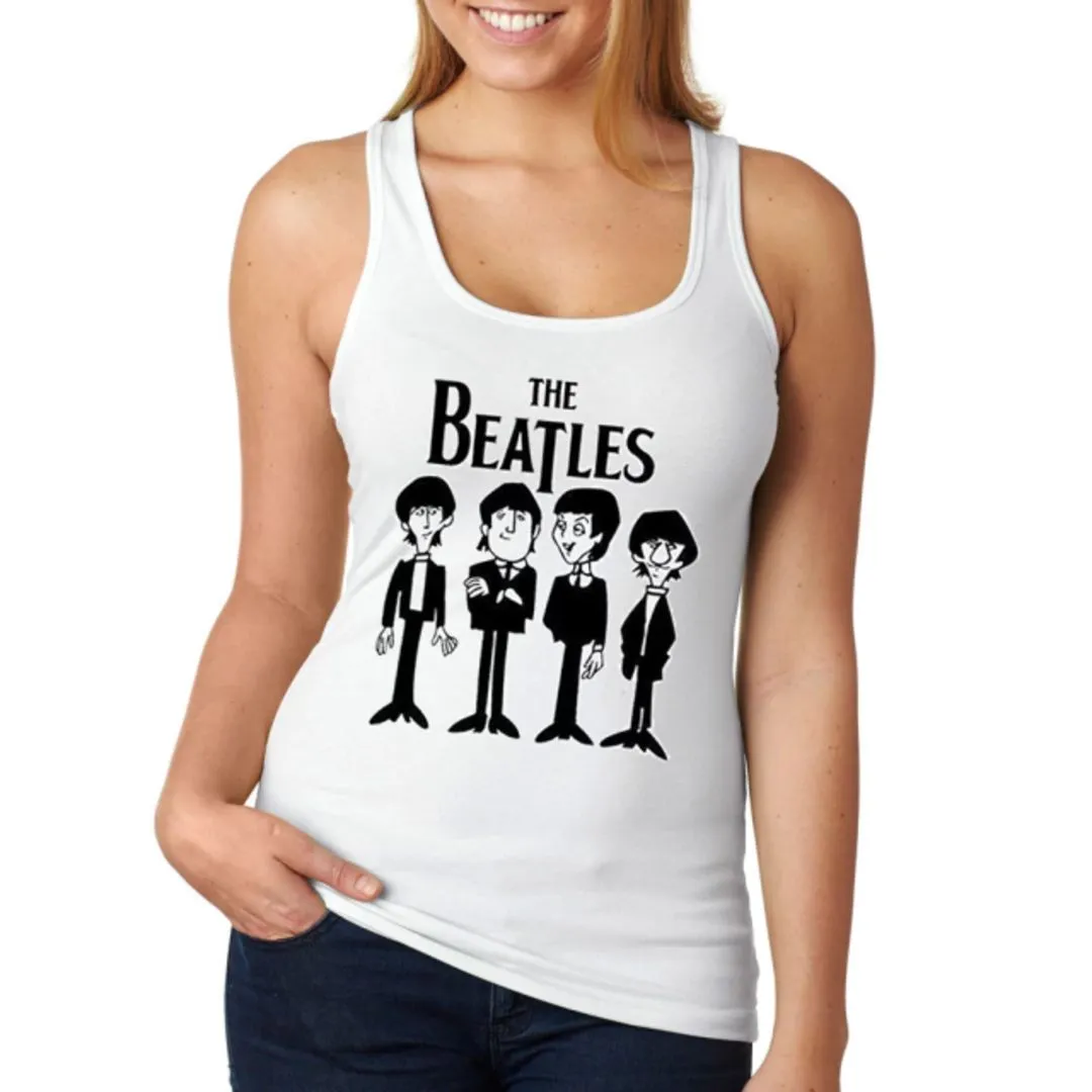 Camiseta regata Beatles, estampa desenho animado exclusiva, tamanho unisex - foto 5