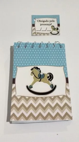 Bloquinho personalizado - artesanato feito à mão por Mi Papelaria Criativa