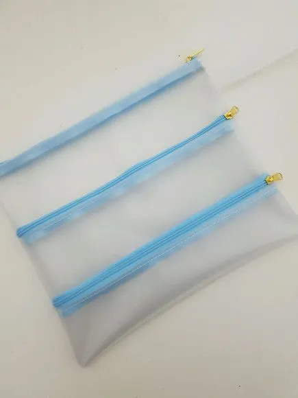 Necessaire plástica organizadora - artesanato feito à mão por Innovare Studio