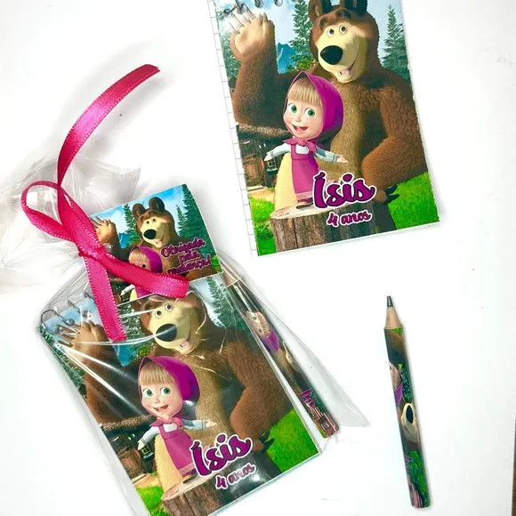 Bloquinho Marsha e o Urso Personalizado. - foto 2