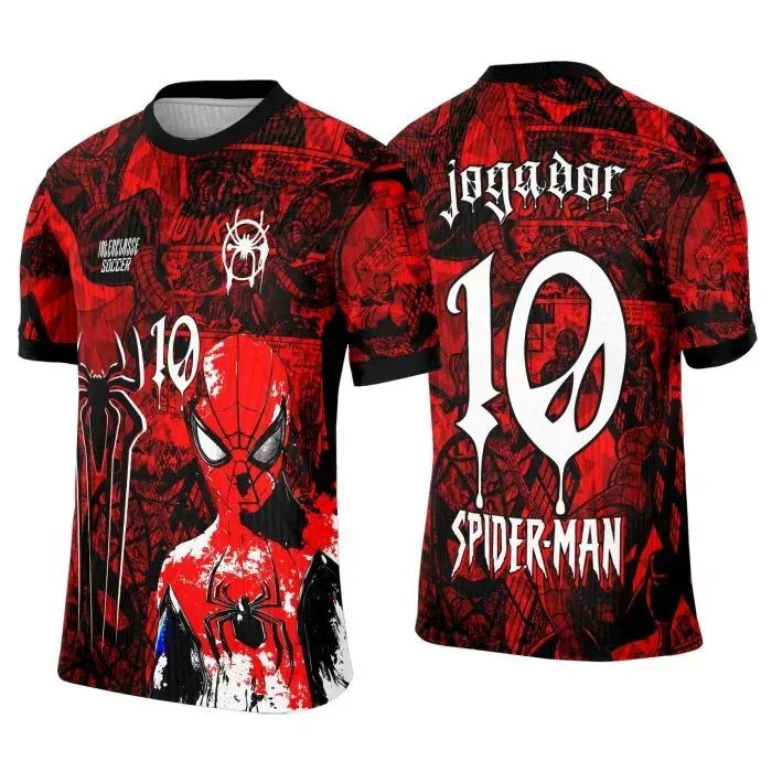 Camisa Interclasse Modelo 282 Homem-Aranha Vermelho - artesanato de JD PRINT 3D
