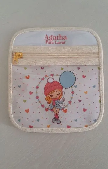 Case porta máscaras dupla face - Menina E Balão - foto 3