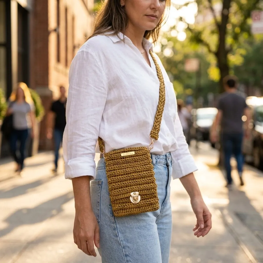 Bolsa porta celular fio nylon - foto 2