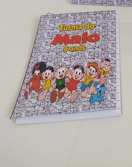 Bloquinho Turma da Mônica Personalizado - artesanato feito à mão por creativitybynina