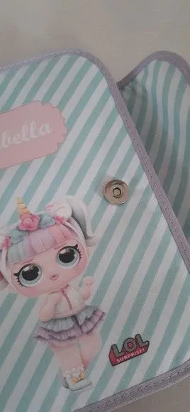 PORTA DOCUMENTOS INFANTIL - LOL UNICÓRNIO - foto 4