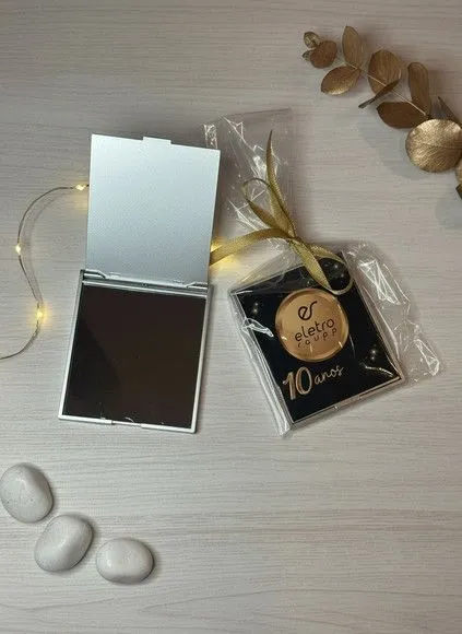 Espelho - Personalizado - artesanato de Mi Papelaria Criativa