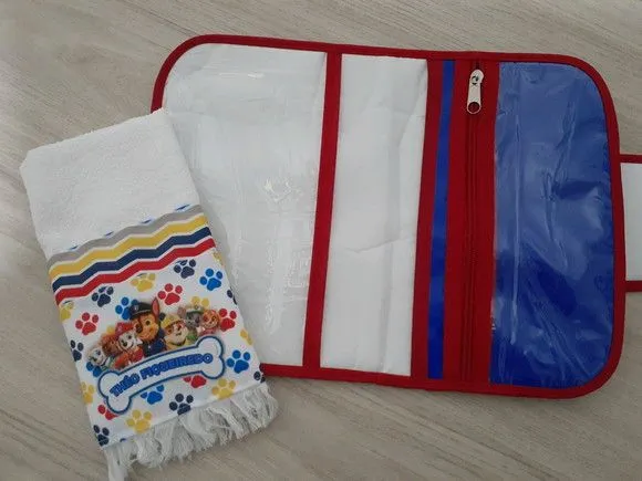 Necessaire para kit higiene com toalha - foto 2