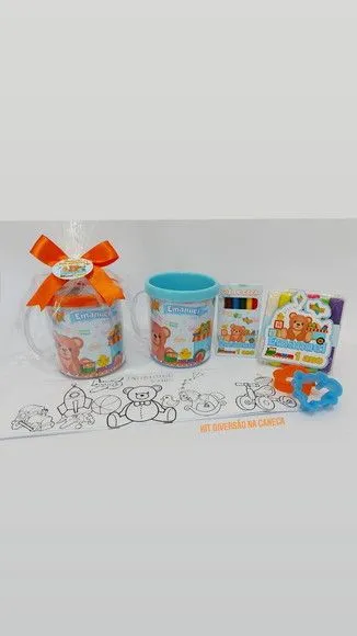 Caneca Brinquedos Personalizada - artesanato feito à mão por Mi Papelaria Criativa