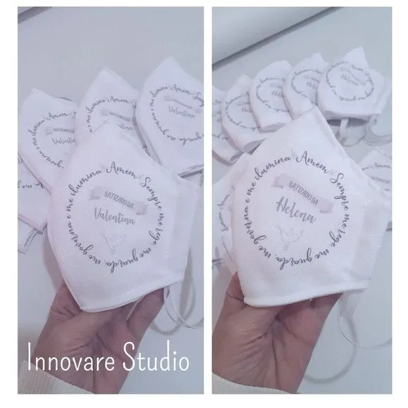 MÁSCARA DE PROTEÇÃO PERSONALIZADA - feito à mão por Innovare Studio