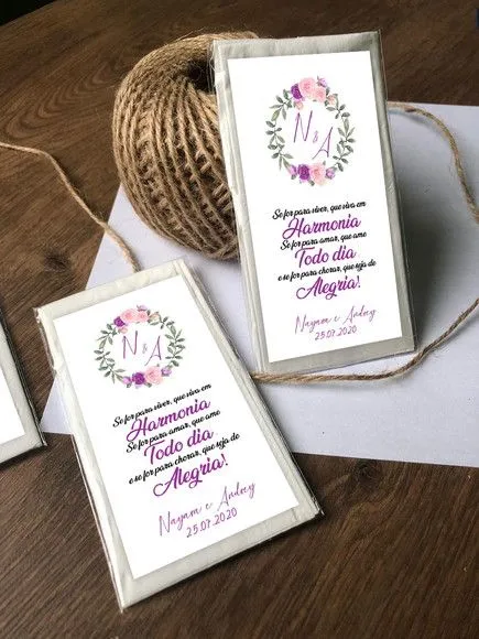 Lagrimas de Alegria Personalizada - feito à mão por Mi Papelaria Criativa