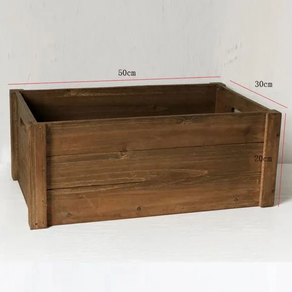 Caixote de Madeira Pinus 20x30x50