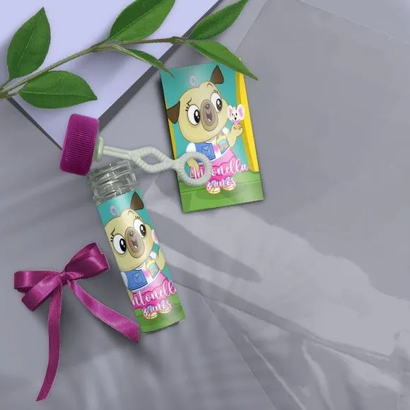 Bolha de Sabão - Chip Personalizado - artesanato feito à mão por Mi Papelaria Criativa