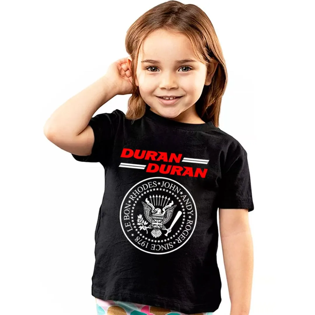 Camiseta infantil Duran Duran , 007 estampa exclusiva, 100% algodão (cópia) - foto 4