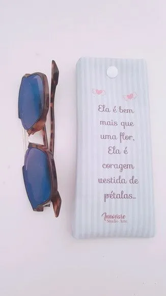 Kit porta óculos e chaveiro - foto 2