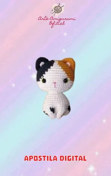 Receita Gatinha Minie Amigurumi - artesanato feito à mão por Arte Amigurumi Oficial