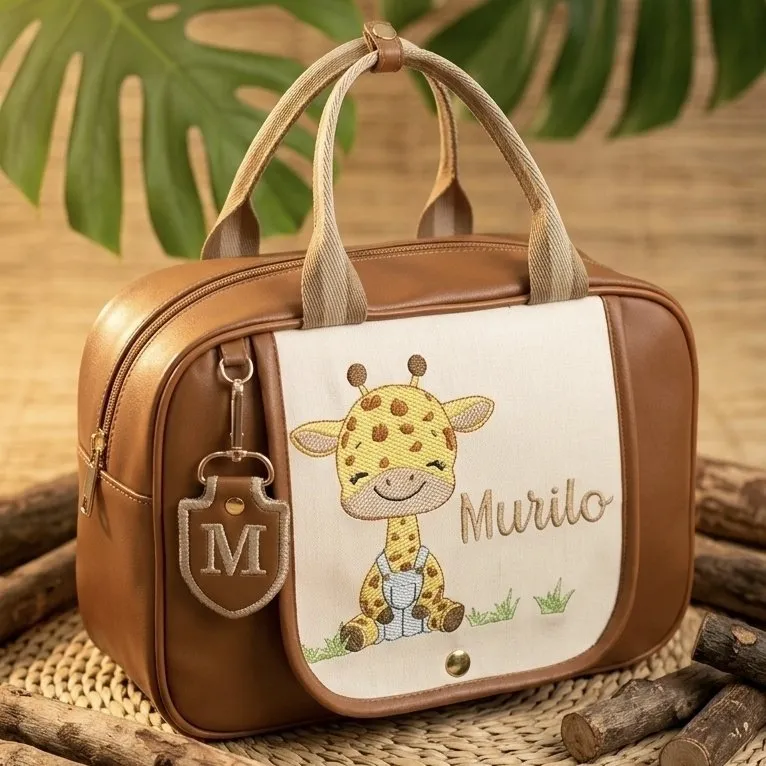 Bolsa Passeio do bebê - artesanato feito à mão por Ateliê cantinho do bebê