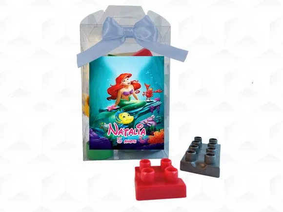 Bloco de Montar Ariel Personalizada - artesanato feito à mão por creativitybynina
