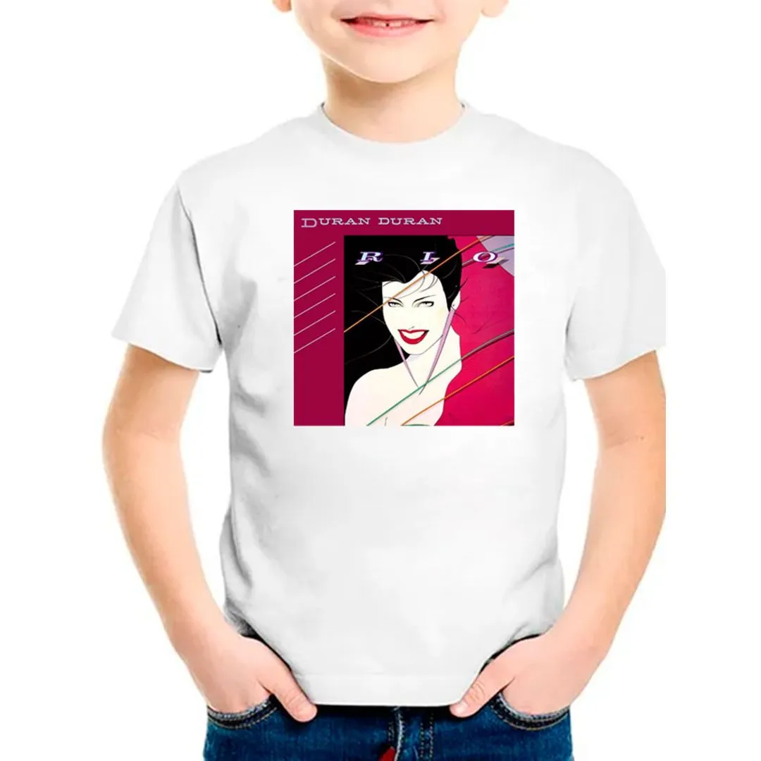Camiseta infantil Duran Duran, Rio estampa 100% algodão - foto 2