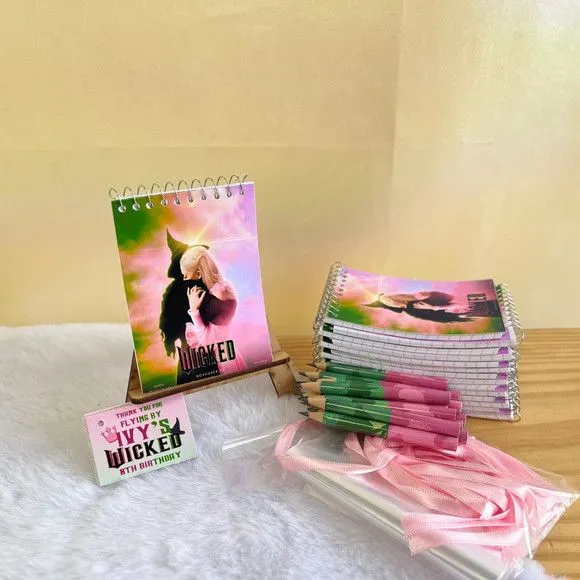 Bloquinho Wicked Personalizado - feito à mão por Artmanha Lembrancinhas
