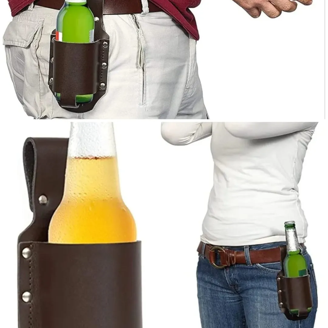 Porta-Cerveja Artesanal Personalizado a Laser em Couro Sintético - foto 2