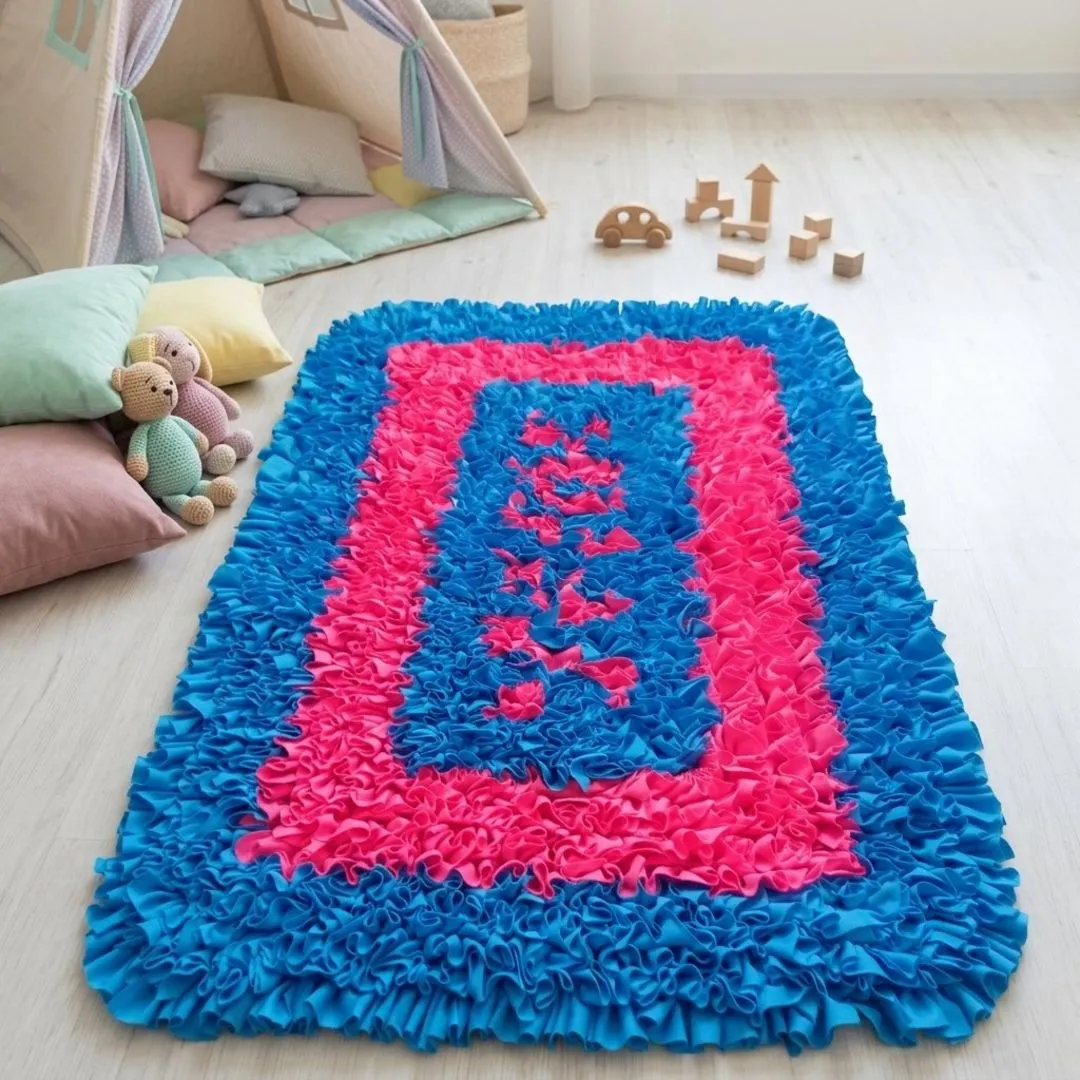 Tapete decorativo em Retalhos