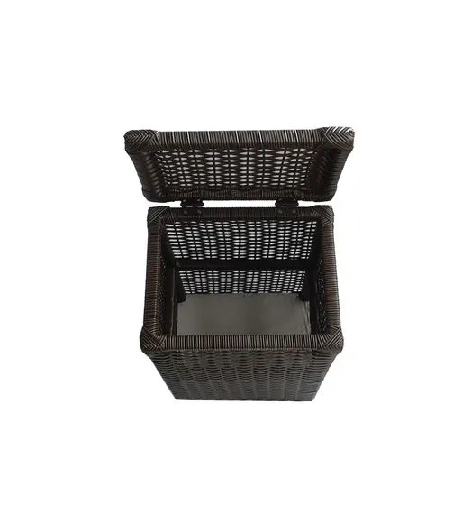 Cesto Roupa Vime Sintét. Argila 35x27x60 - foto 4