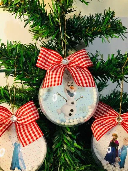 Bolinha de Natal Frozen - foto 5