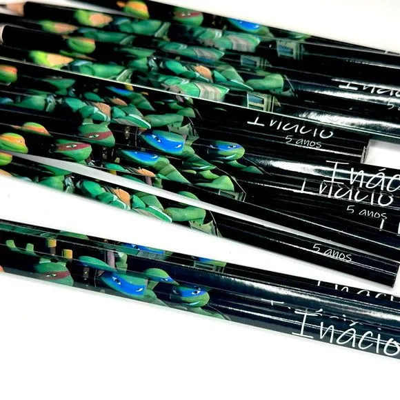 Lápis Tartarugas Ninja Personalizado - foto 3