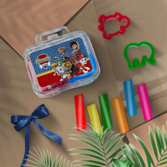 Mini Maleta - Patrulha Canina Personalizada - feito à mão por Mi Papelaria Criativa