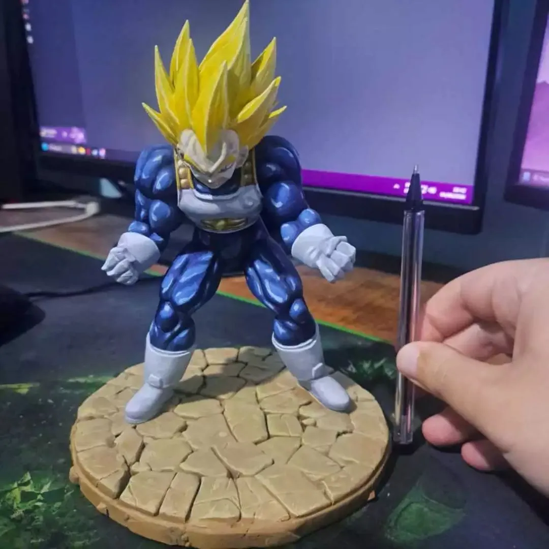 Estátua Vegeta Dragon Ball - Action Figure Colecionável 20cm - foto 2