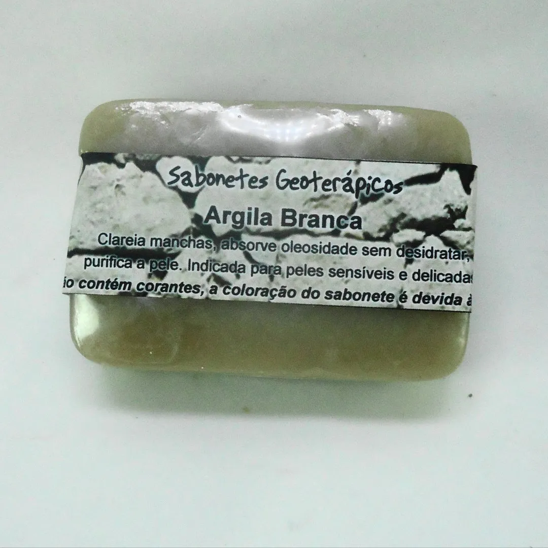 Sabonetes Geoterápicos - Argila Branca - foto 3