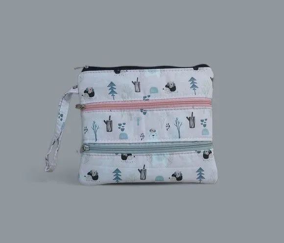 Necessaire Tripla - artesanato feito à mão por Innovare Studio