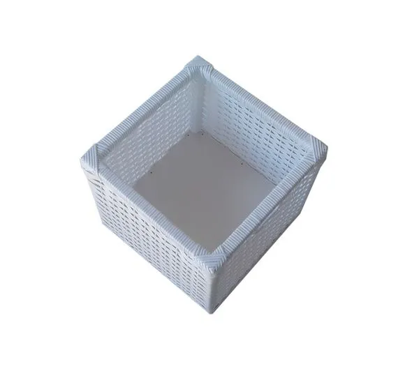 Cesto Sintético Branco 30x30x25 - foto 3