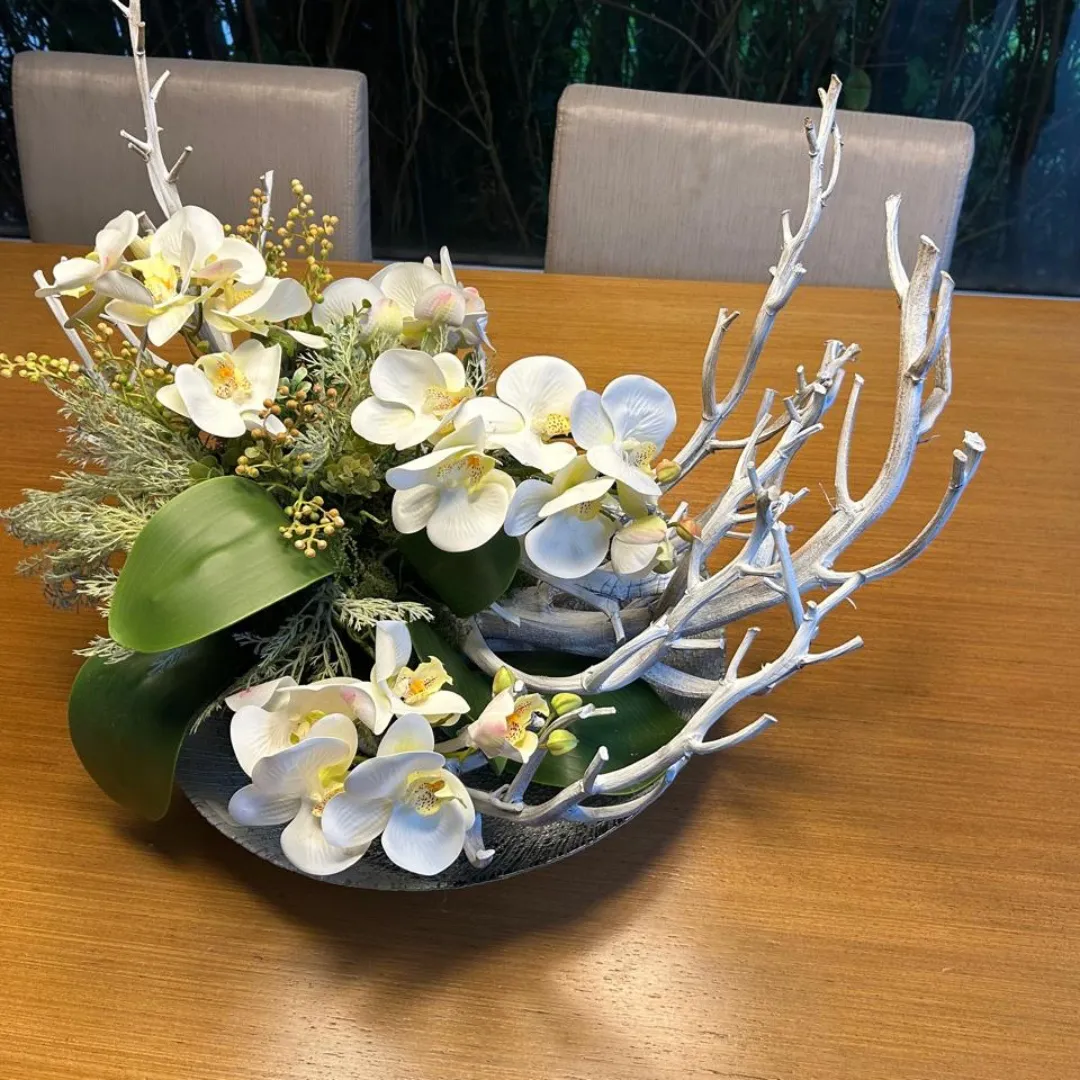 Arranjo Orquídeas Brancas - foto 2