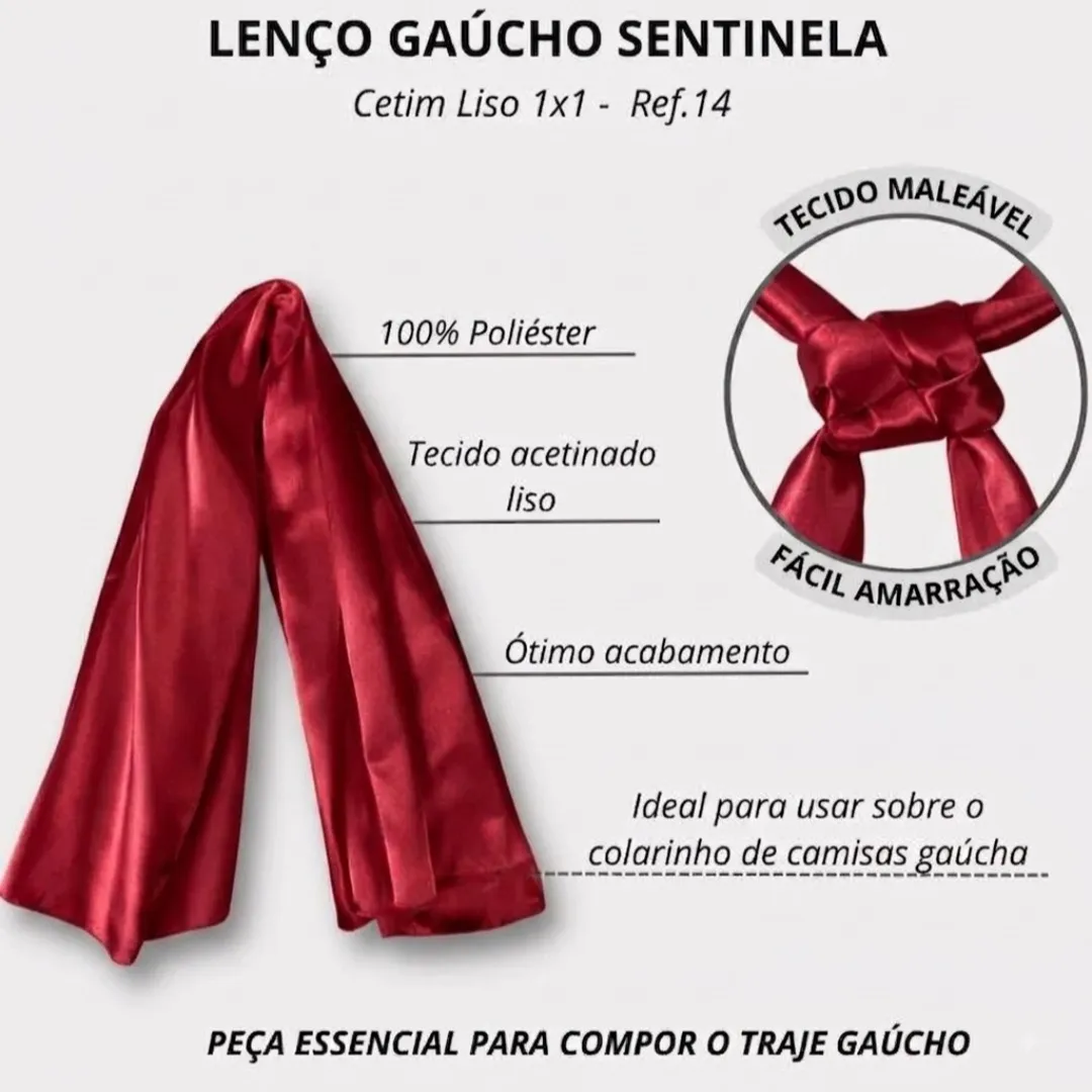 Lenço Vermelho Cetim 90x90cm Bandana Lenço de Pescoço Bolsa Acessório Feminino - foto 4