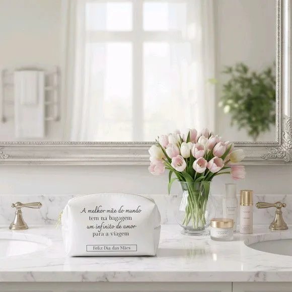Necessaire Mini Box - Amor de Mãe - artesanato feito à mão por Innovare Studio
