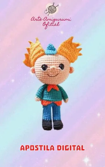 Receita Arnold Amigurumi - artesanato feito à mão por Arte Amigurumi Oficial