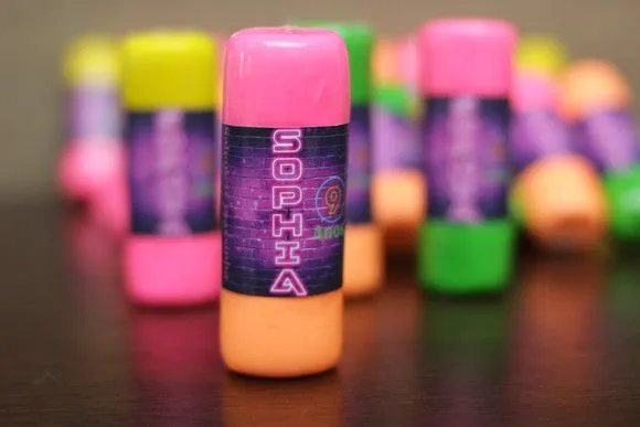 Lembrancinha Infantil Sabonete Mágico Festa Neon - foto 2