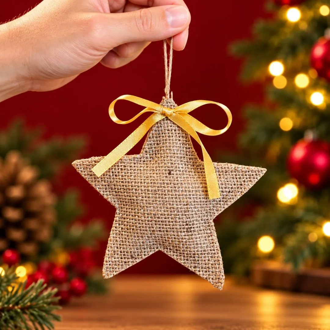 Pingentes de Natal - Juta Natural com Enchimento - Lembrancinha e Brinde - foto 3
