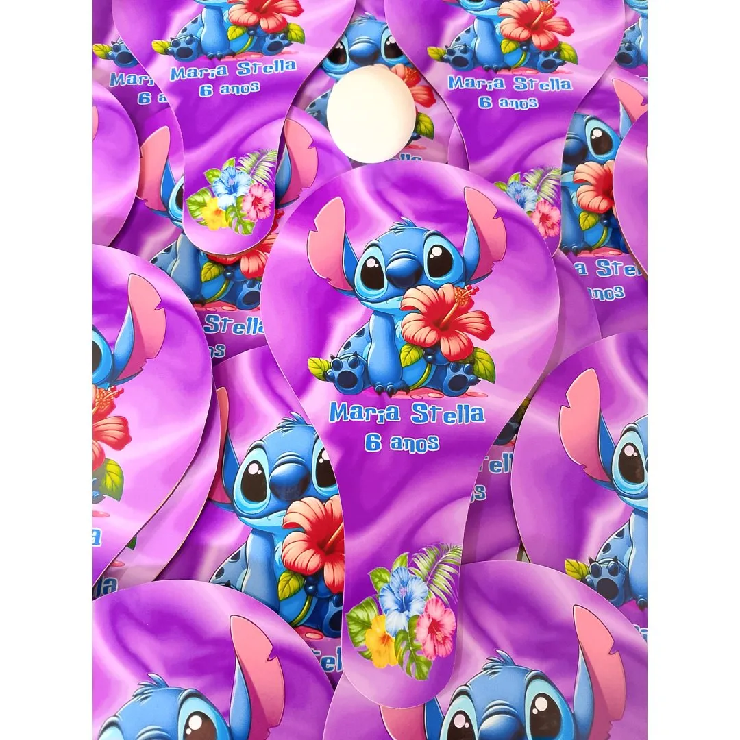 kit raquete personalizada (stitch) lembrancinha - foto 2