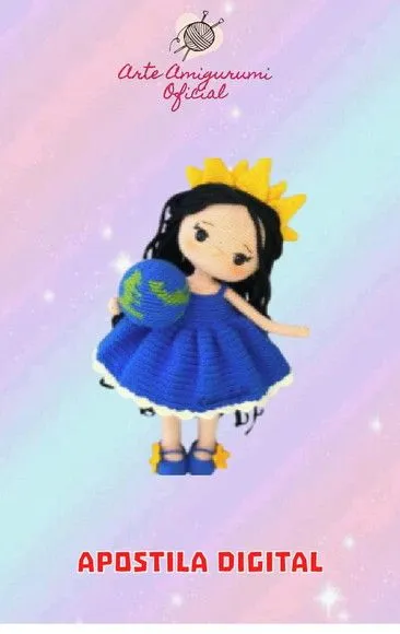 Receita Boneca Sol Amigurumi - artesanato feito à mão por Arte Amigurumi Oficial