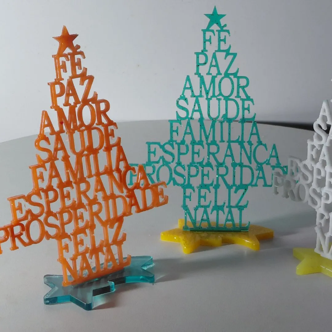 INFEITES DE NATAL, ARVORE PALAVRAS POSITIVA.