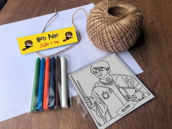 Kit Giz de Cera Galáxia Personalizado - feito à mão por Mi Papelaria Criativa