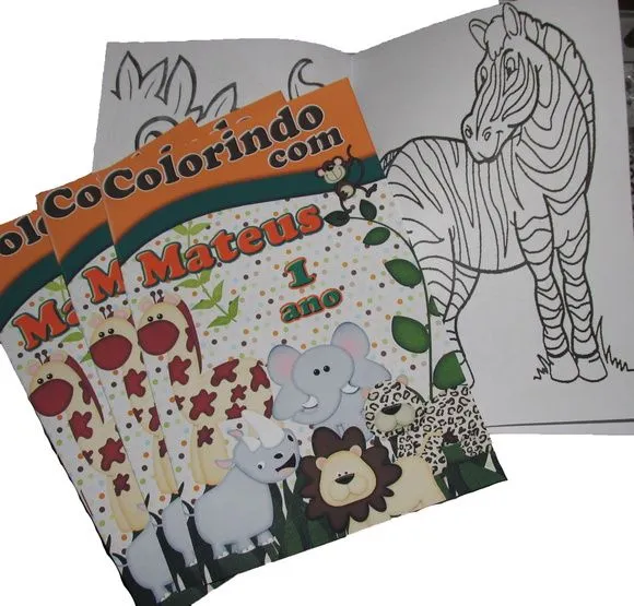 Revista para Colorir Safari 14x10