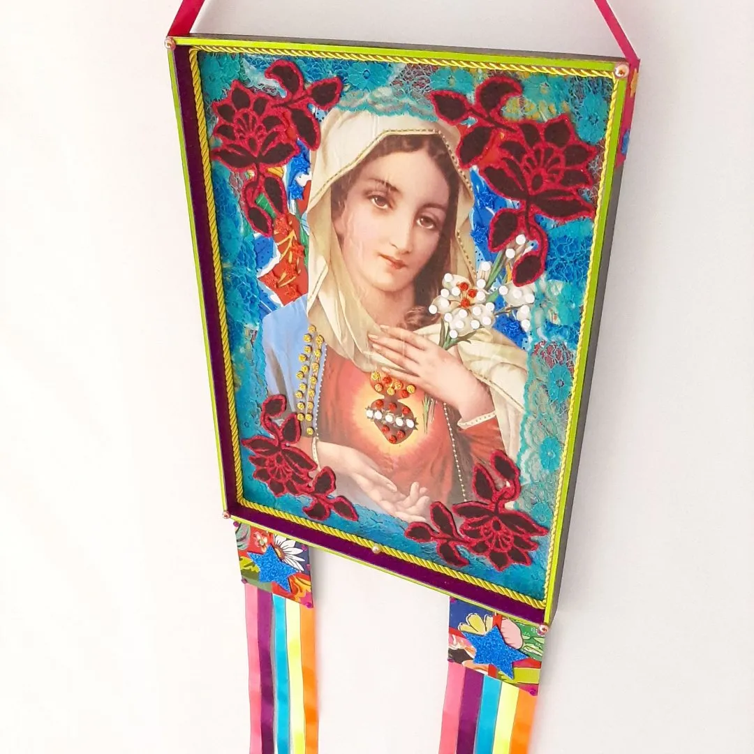 Estandarte Sagrado Coração de Maria - foto 2