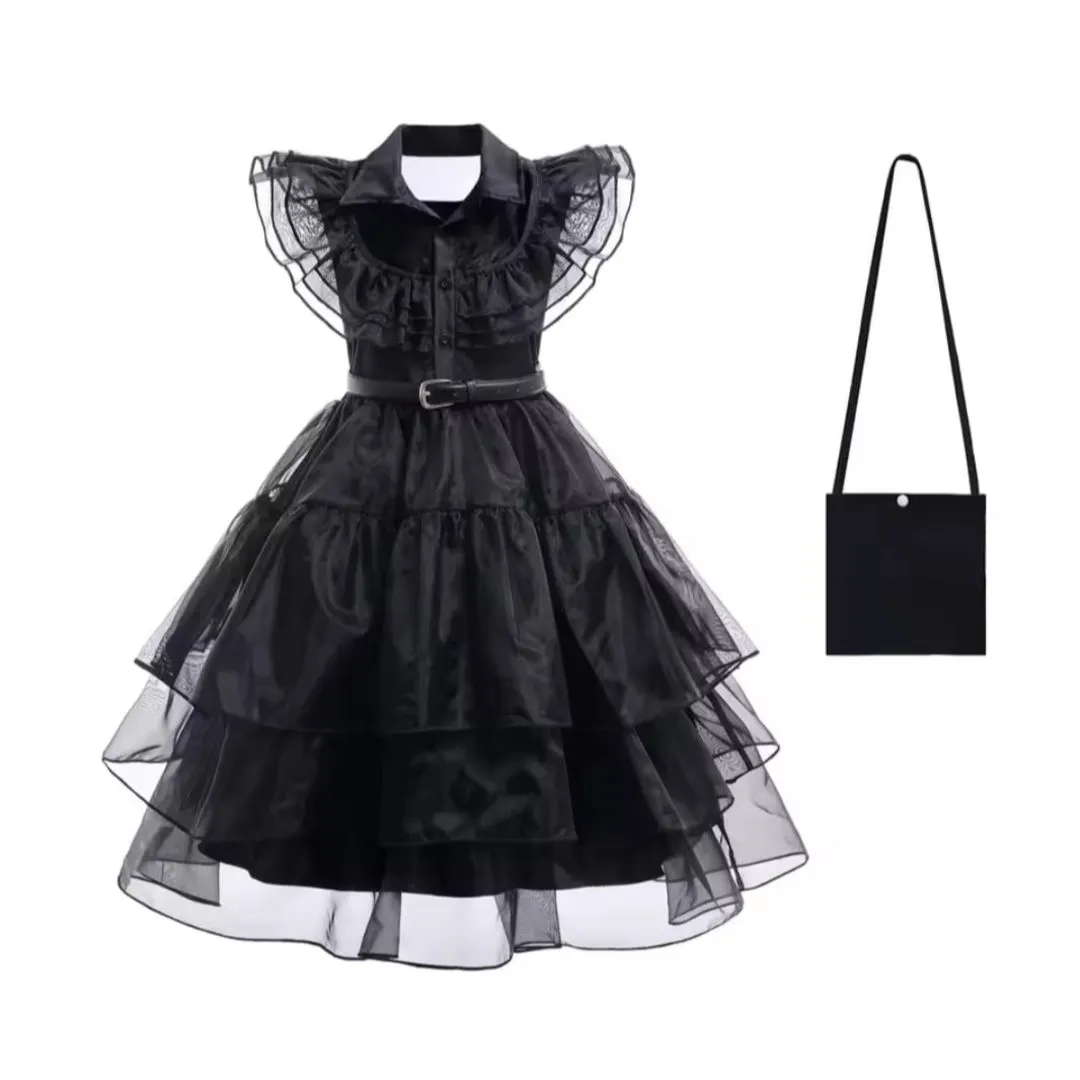 Vestido Wandinha Addamas - Familia Addams - foto 3