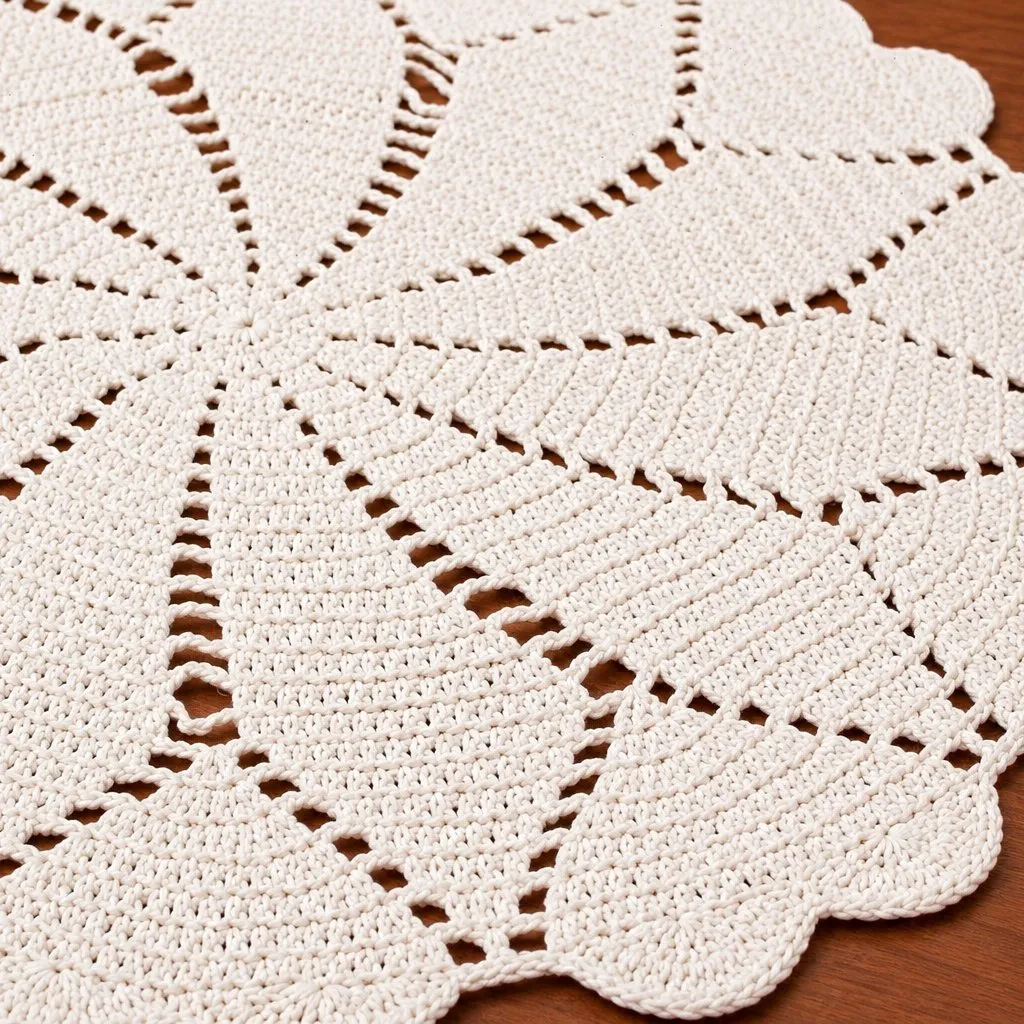 Centro de Mesa em Crochê Artesanal para Decoração de Mesa - foto 2