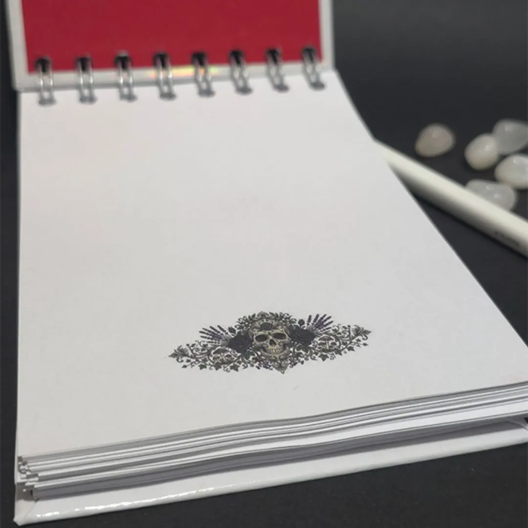 Bloco de notas holográfico A6 wire-o - 100 folhas com ornamento [Coleção Memento Mori] - foto 3