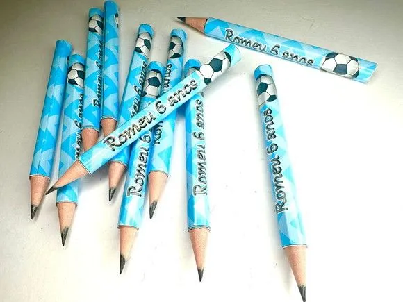 Mini Lápis Futebol Personalizado - foto 2